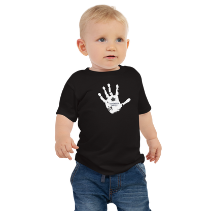 Sovereign Canuck Hand - Baby Jersey Short Sleeve Cotton - On Dark Colored Tee 👕