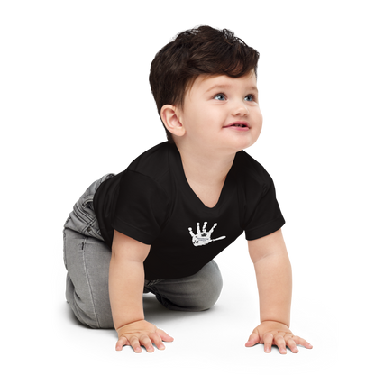 Sovereign Canuck Hand - Baby Jersey Short Sleeve Cotton - On Dark Colored Tee 👕