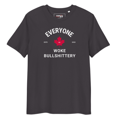 Woke Bullshittery - Unisex Organic Cotton - On Dark Colored Tee 👕