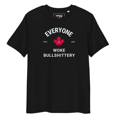 Woke Bullshittery - Unisex Organic Cotton - On Dark Colored Tee 👕