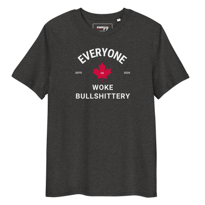 Woke Bullshittery - Unisex Organic Cotton - On Dark Colored Tee 👕