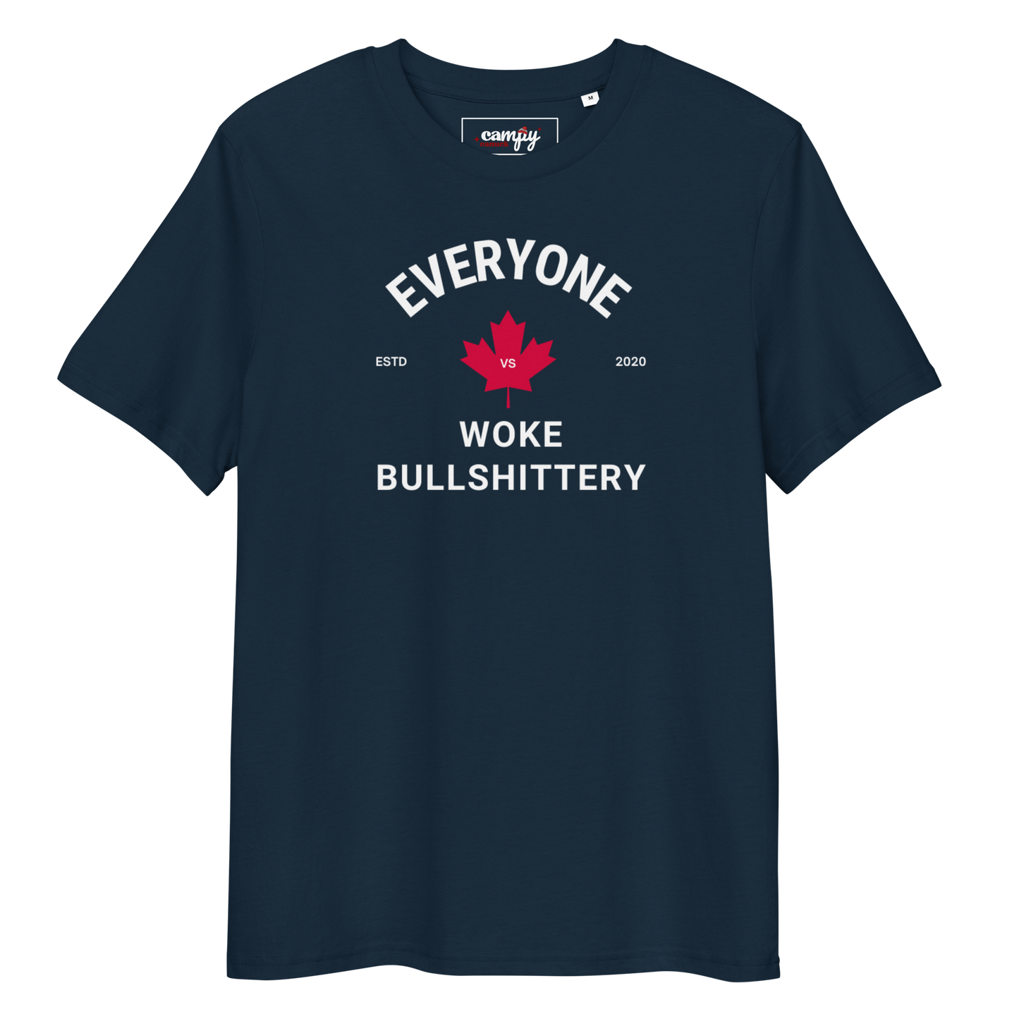 Woke Bullshittery - Unisex Organic Cotton - On Dark Colored Tee 👕