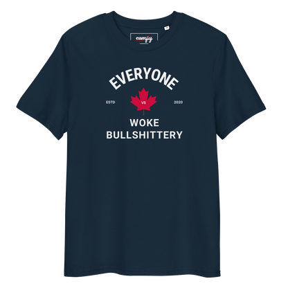 Woke Bullshittery - Unisex Organic Cotton - On Dark Colored Tee 👕