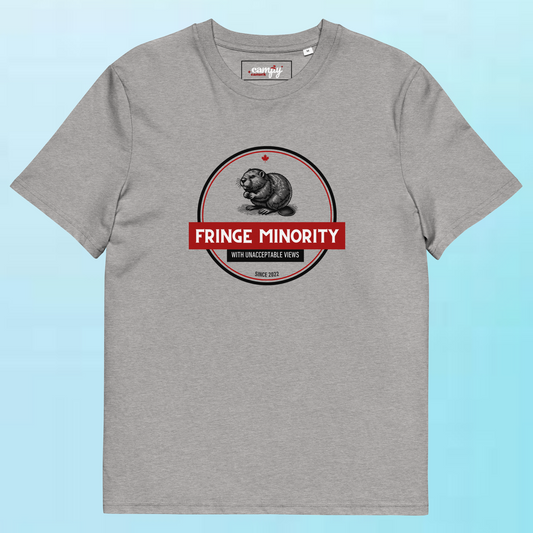 Fringe Minority - Unisex Organic Cotton - On Light Colored Tee 👕