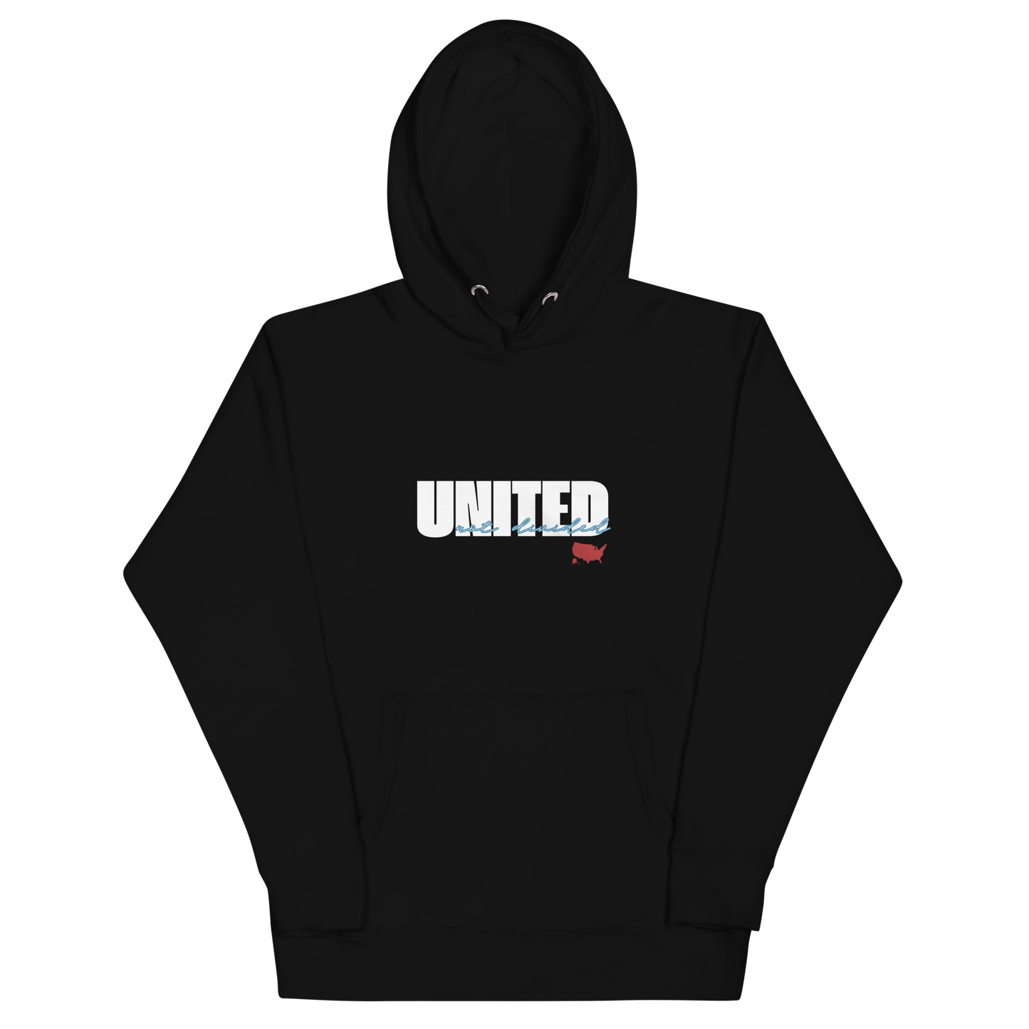 United not Divided States - Unisex Cotton - Dark Coloured Hoodie