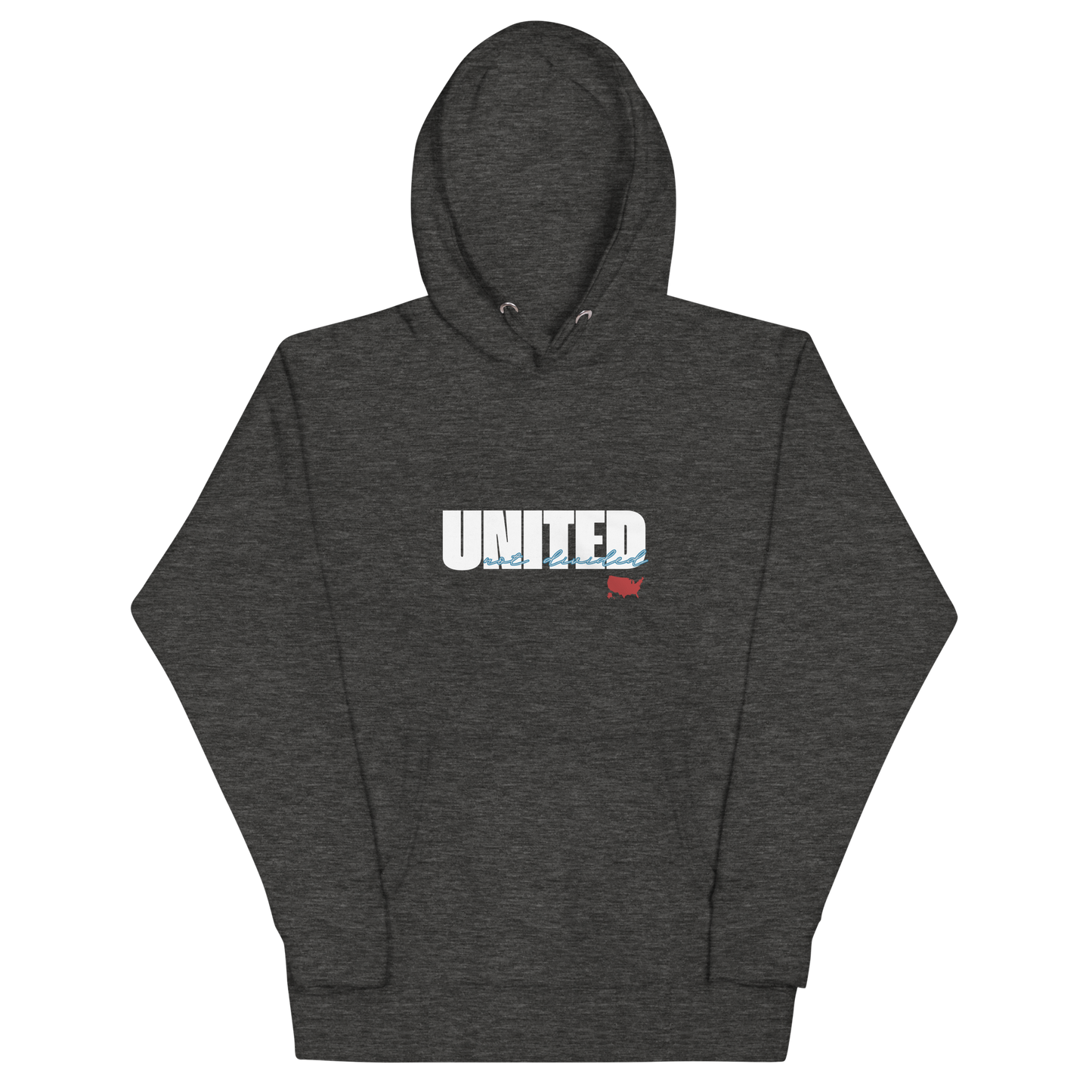 United not Divided States - Unisex Cotton - Dark Coloured Hoodie