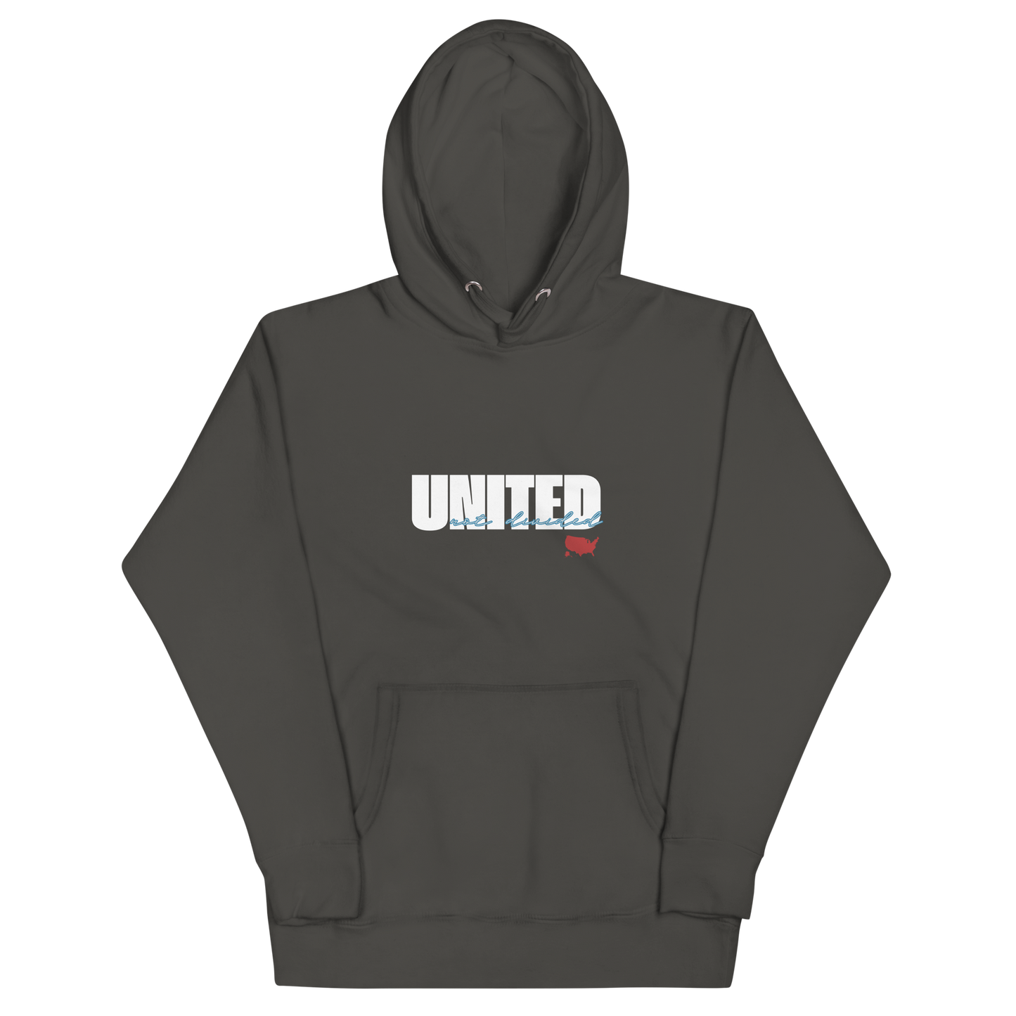 United not Divided States - Unisex Cotton - Dark Coloured Hoodie